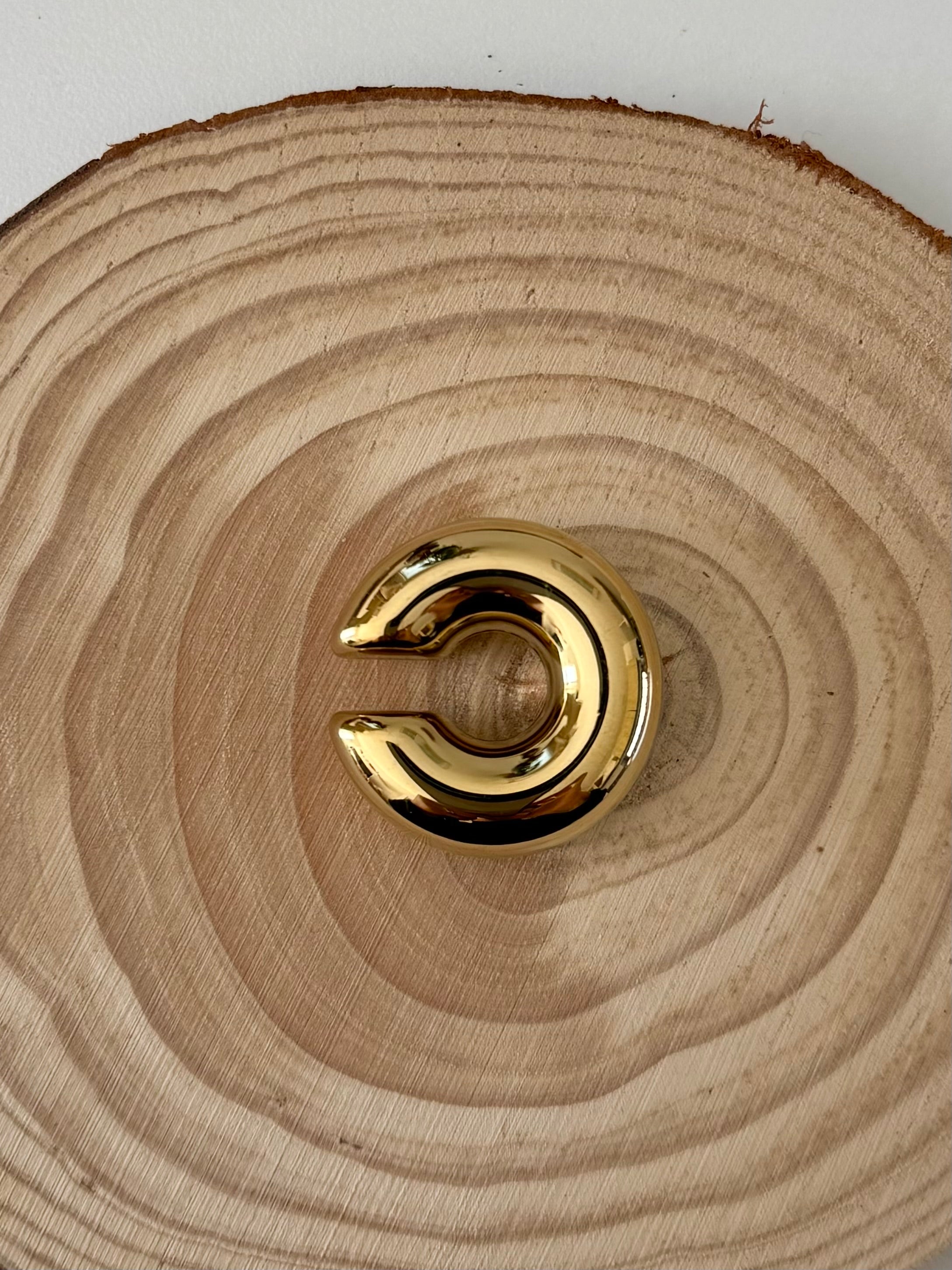 EAR-CUFF IN ACCIAIO BIG