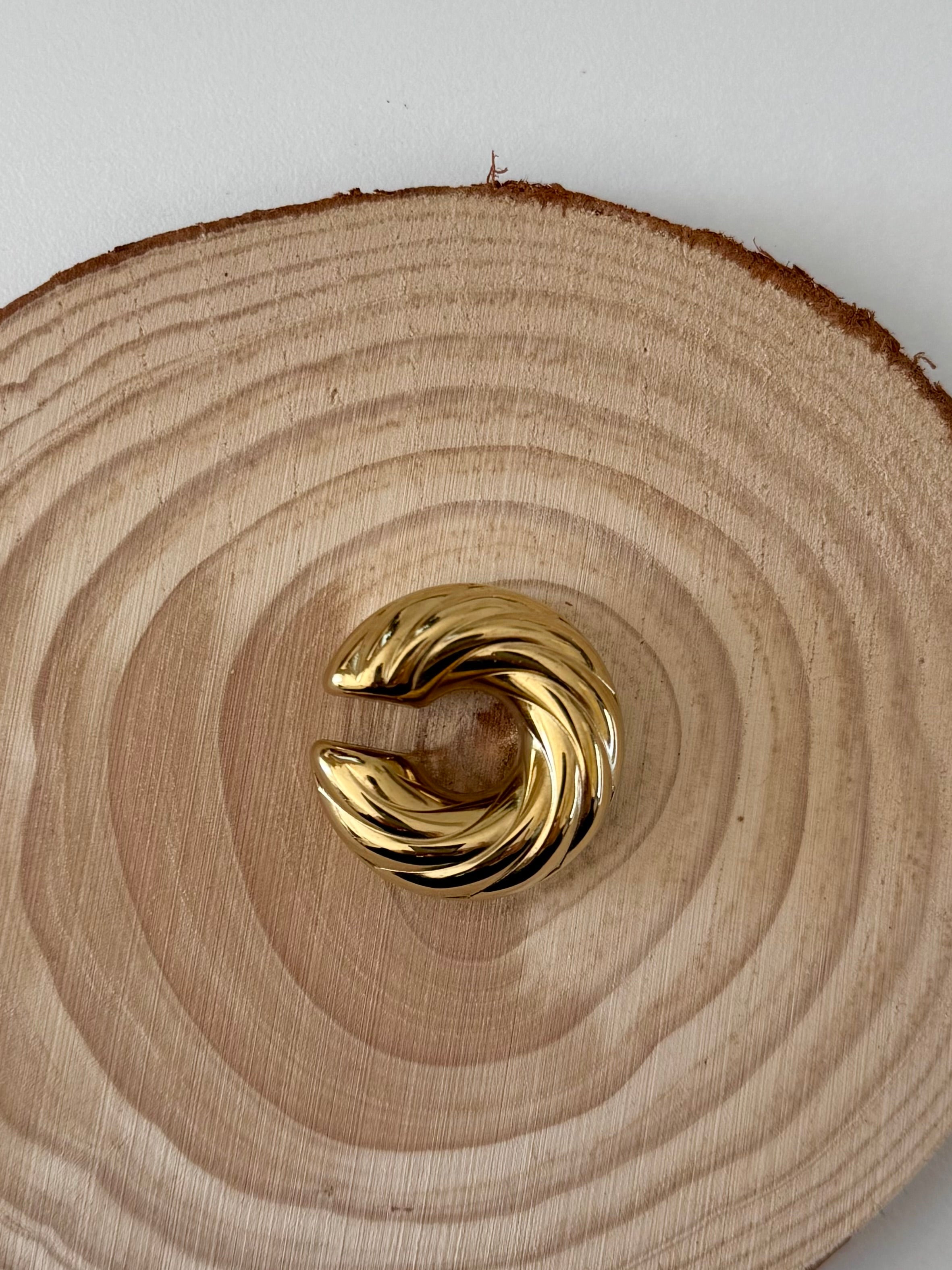 EAR-CUFF IN ACCIAIO BIG